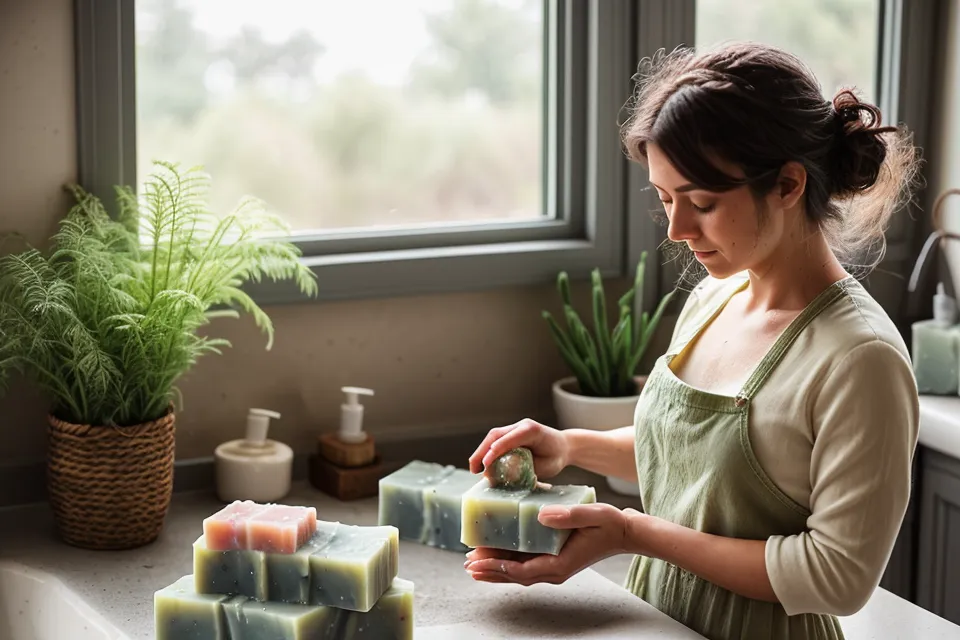 Vela de soja con manchas de aceite en la superficie por exceso de esencia aromática