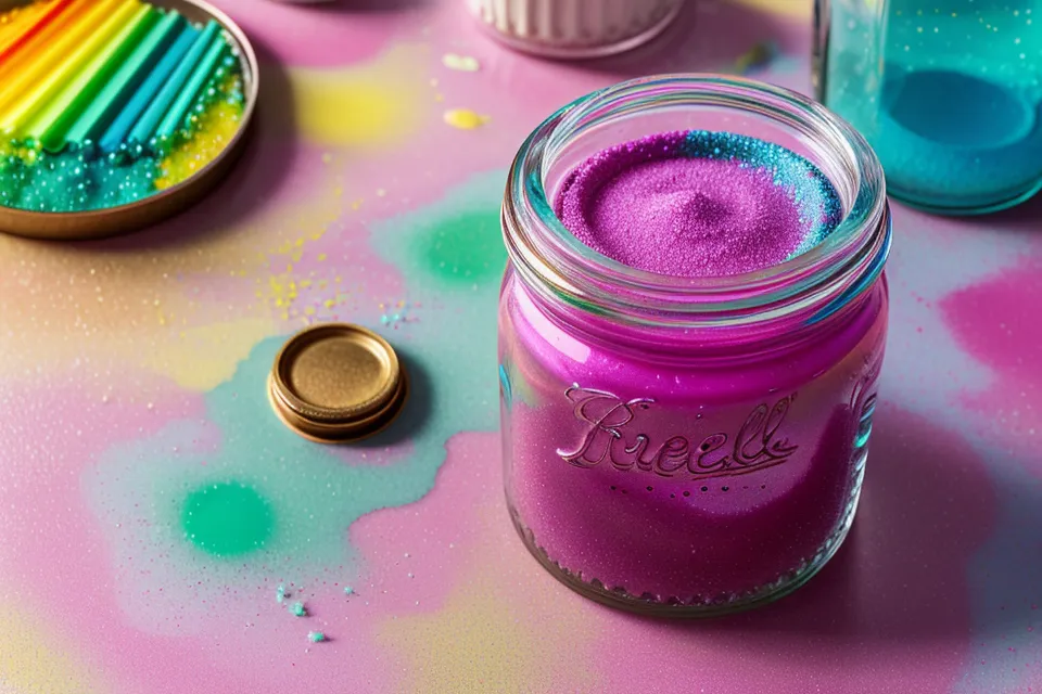 Glicerina derretida junto a pigmentos para probar teoría del color en jabones artesanales