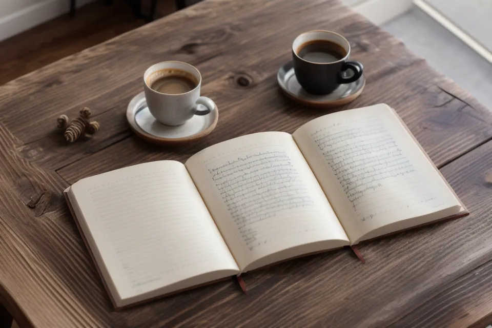 Cuaderno de apuntes con ideas para evitar errores comunes al hacer velas artesanales