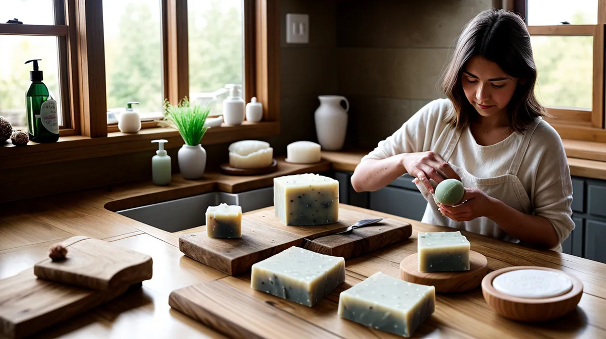 Velas artesanales de molde y acuarelas sobre un escritorio en Bogotá, el hobby creativo donde empezó la transición desde el frasco